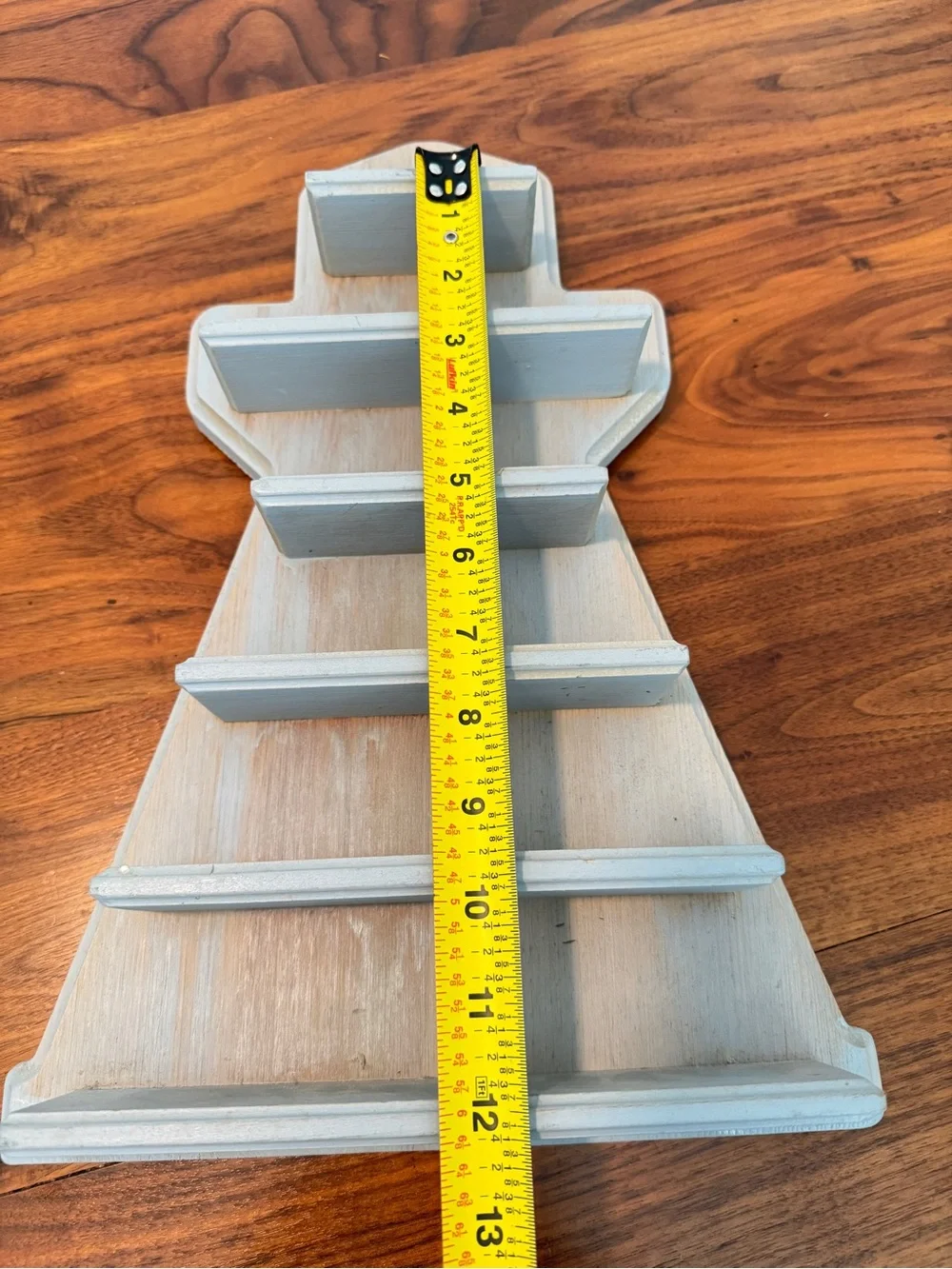 Vintage Lenox American Lighthouse Collection Wooden Display Shelf Made in USA